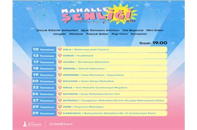 Mahalle Şenliği başlıyor