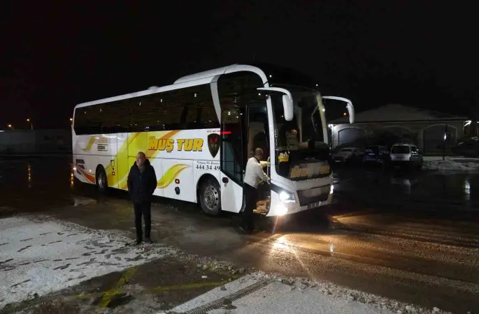 Malatya’da kar yağış nedeniyle otobüs seferleri durduruldu
