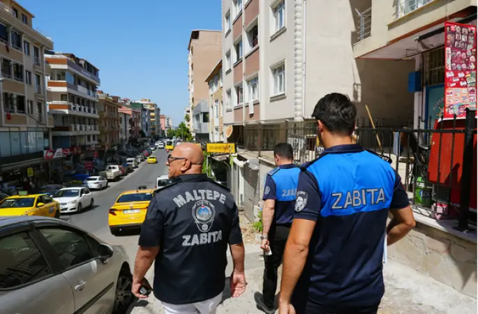 Maltepe Zabıtası'ndan Fındıklı Mahallesi'nde denetim