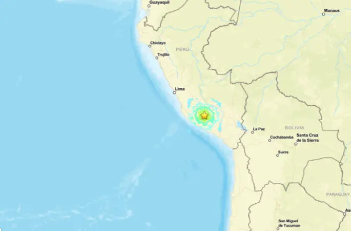 Peru'da deprem