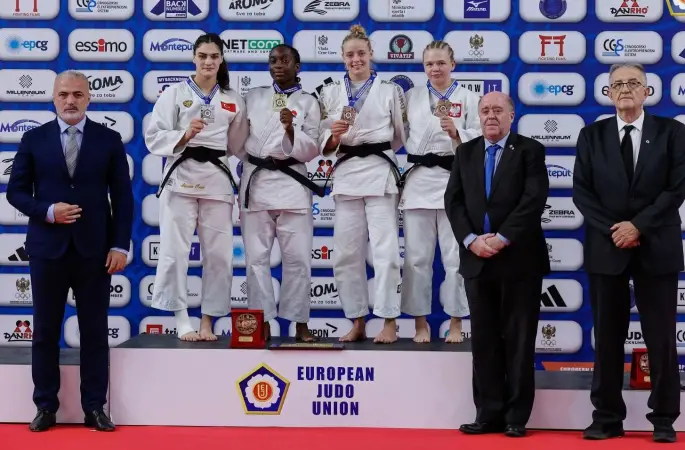 Sinem Oruç, Gençler Avrupa Judo Şampiyonası'nda Avrupa ikincisi oldu