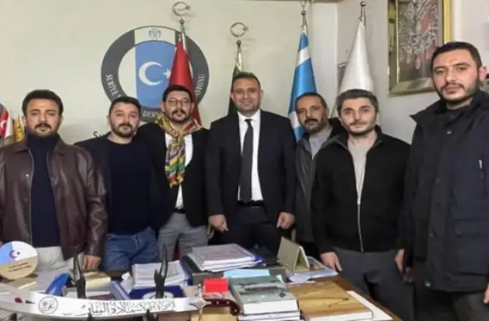 Suriye Türkmen Dernekleri Federasyonu’nda Bayrak Değişimi