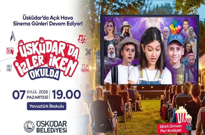 Üsküdar'da Açık Hava Sinema Günleri “Sihirli Orman: Peri Kraliçesi" ile Devam Ediyor