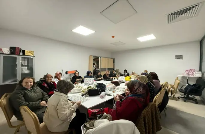 Yeşilyurt Belediyesi "El Sanatları Kursları" kış günlerinin vazgeçilmezi oldu
